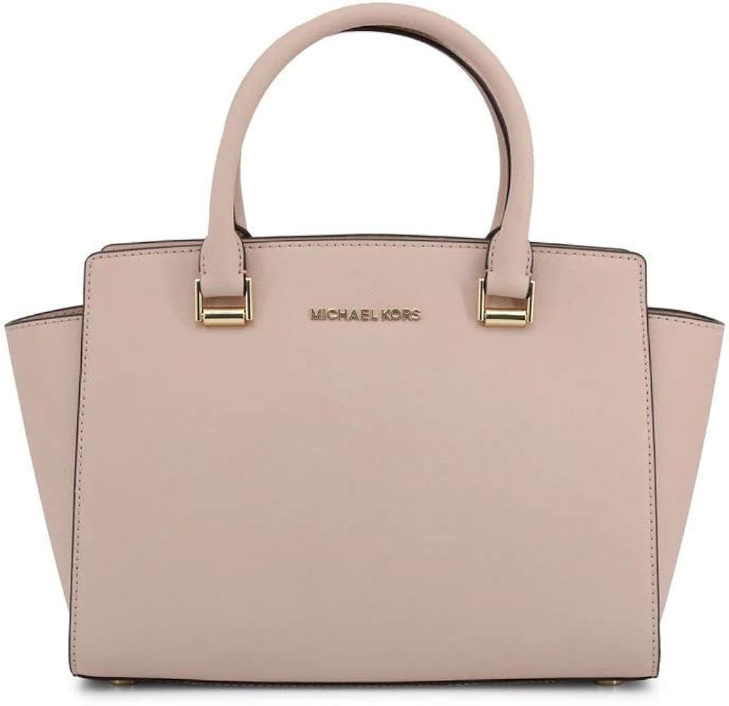 Michael Kors Women's Selma Medium Top Zip Satchel (Ballet) | Amazon (US)