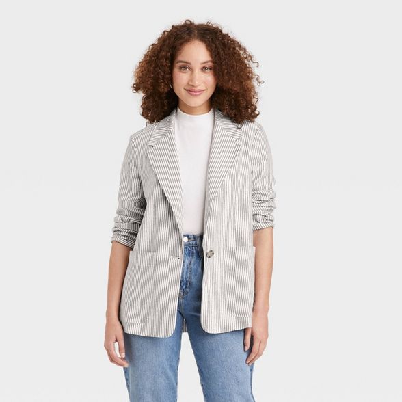 Women's Linen Blazer - A New Day™ | Target