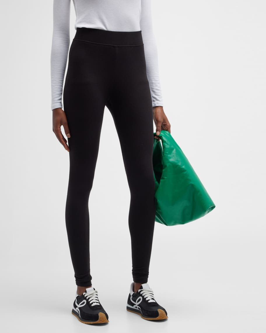ATM Anthony Thomas Melillo Modal Rib High-Waist Leggings | Neiman Marcus