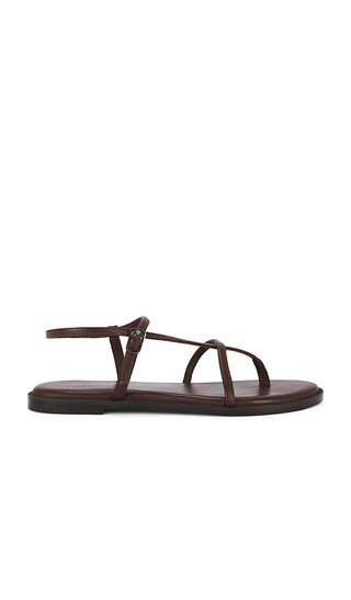 Free People Corsica Strappy Sandal in Brown. - size 9.5 | Revolve Clothing (Global)