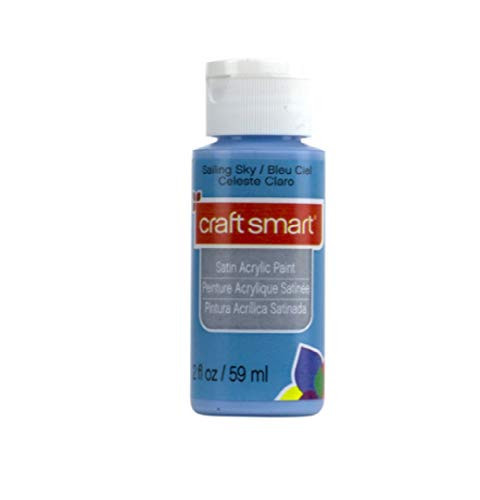 Satin Acrylic Paint by Craft Smart 2 oz. (Sailing Sky) | Amazon (US)