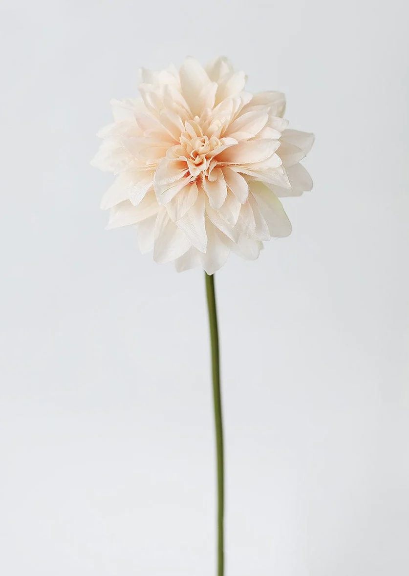 Soft Pink Dahlia Stem | Pink Silk Wedding Flowers | Afloral.com | Afloral