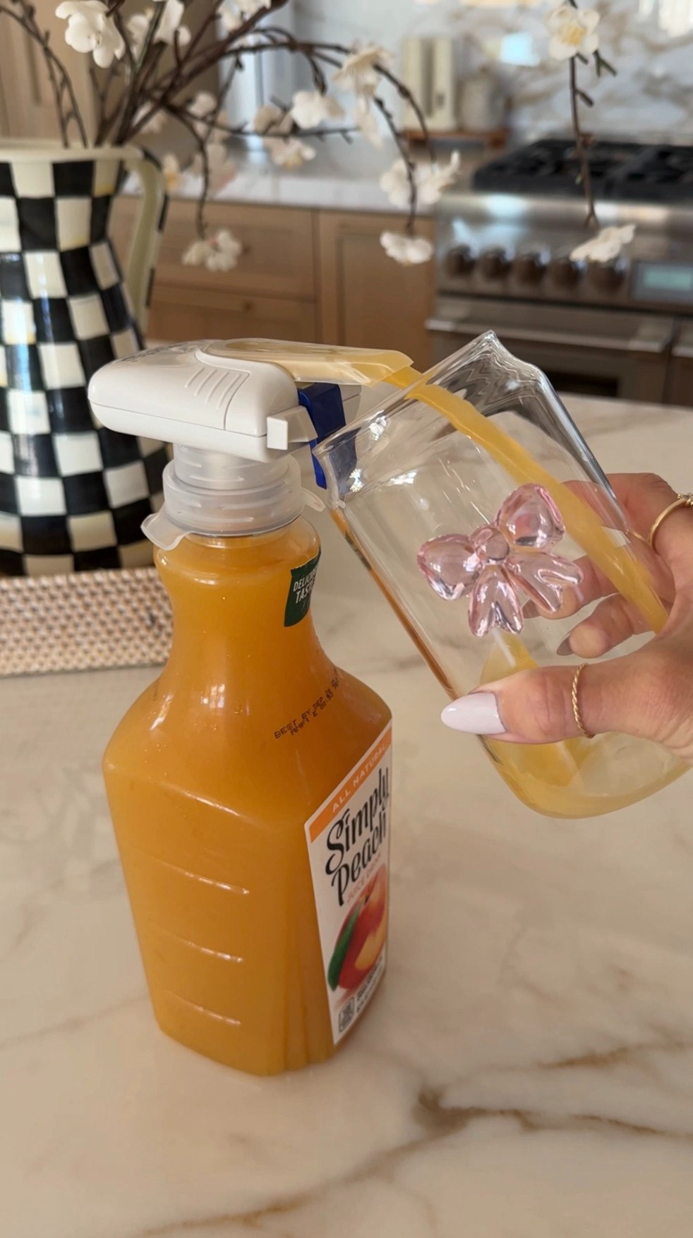 If you have been looking for an easier way to dispense milk, juice, coffee creamer or other drinks without lifting heavy containers. Just press your cup against the dispenser for a quick, mess free pour, and it even keeps your fridge looking a little more organized.  

 #LTKfoodie #LTKHome