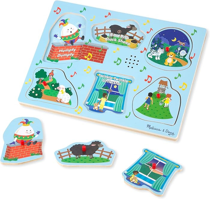 Melissa & Doug Nursery Rhymes 2 - Sound Puzzle | Amazon (US)