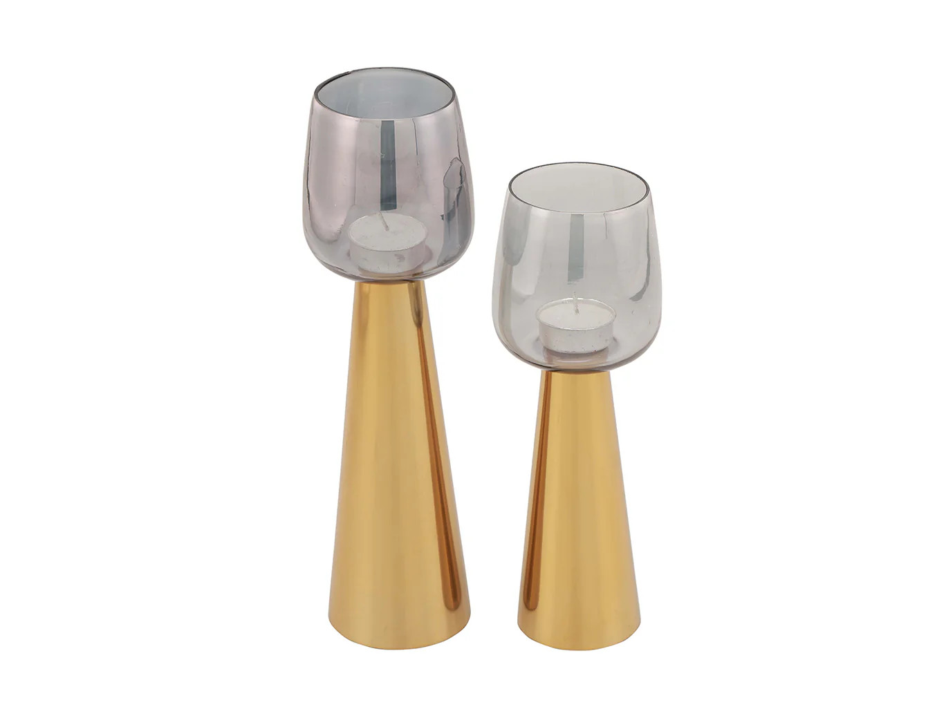 Liang & Eimil T-Light Holders Polished Gold - Set of 2 | Olivia's