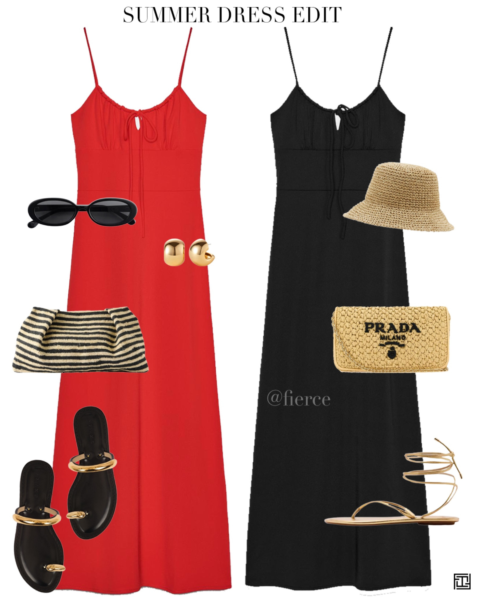 Red maxi dress black summer dress striped raffia clutch bag Prada rafia bag raffia bucket hat resort wear vacation weekend beach 

#LTKsummer #LTKdresses #LTKuk