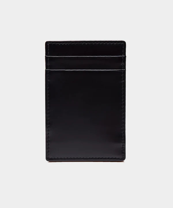 Ettinger Bridle Hide Magic Card Wallet In Black | Todd Snyder