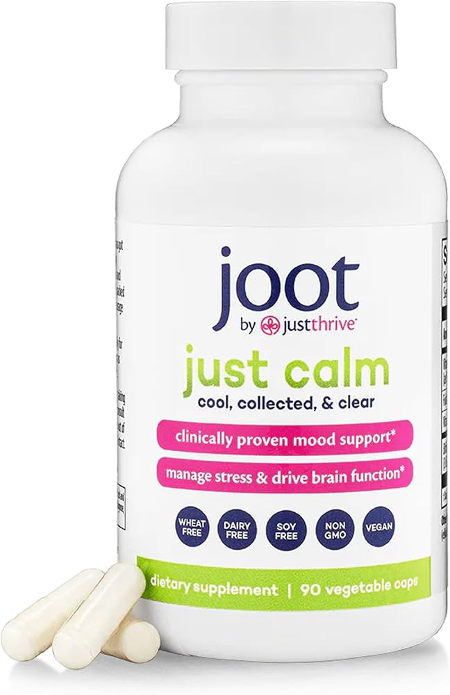 Just Thrive - Just Calm - Cortisol Manager - Calming, Memory, and Mood Support Supplement - Vegan... | Amazon (US)