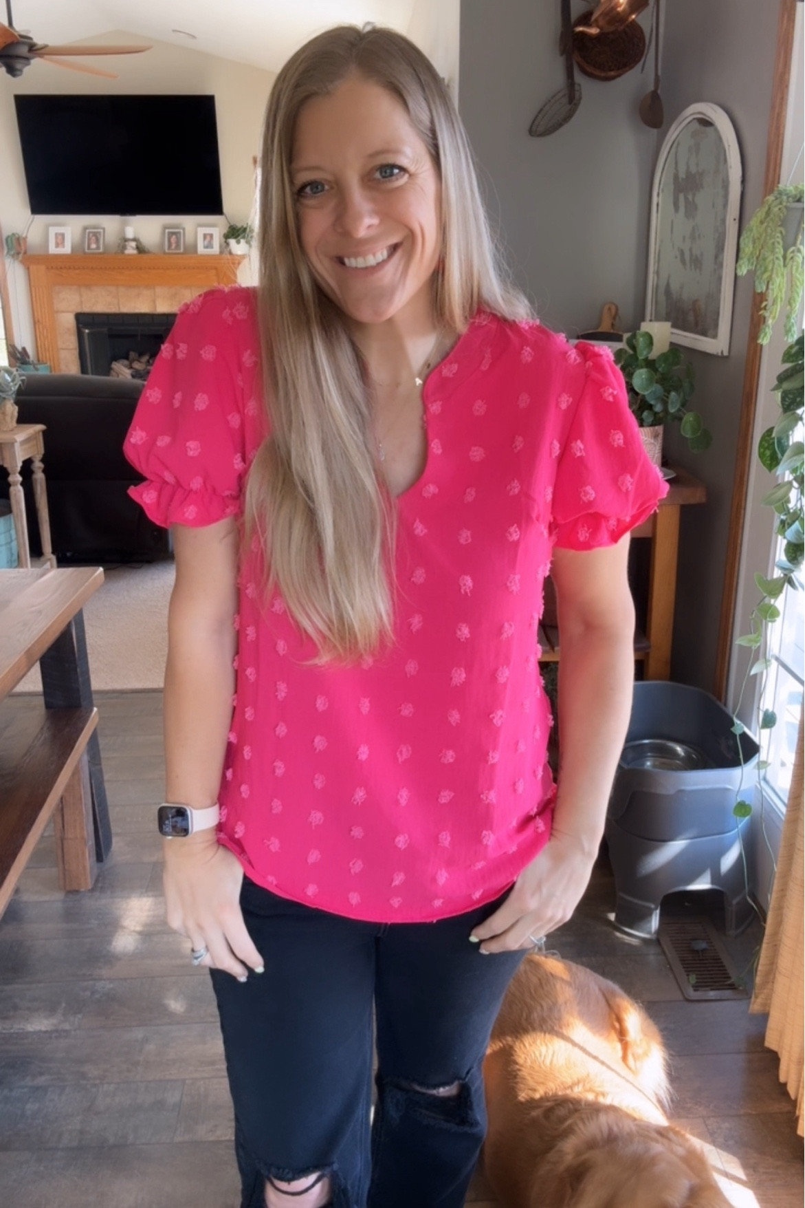 My favorite pink blouse!

#LTKstyletip #LTKover40 #LTKmidsize