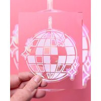 Rainbow Making Suncatcher Sticker Disco Ball Window Decal | Etsy (US)