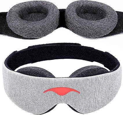 Manta Sleep Mask - 100% Blackout Eye Mask - Zero Eye Pressure - Adjustable Eye Cups - Guaranteed ... | Amazon (US)