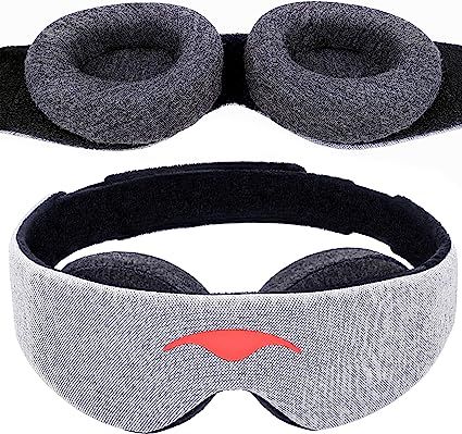 Manta Sleep Mask - 100% Blackout Eye Mask - Zero Eye Pressure - Adjustable Eye Cups - Guaranteed ... | Amazon (US)
