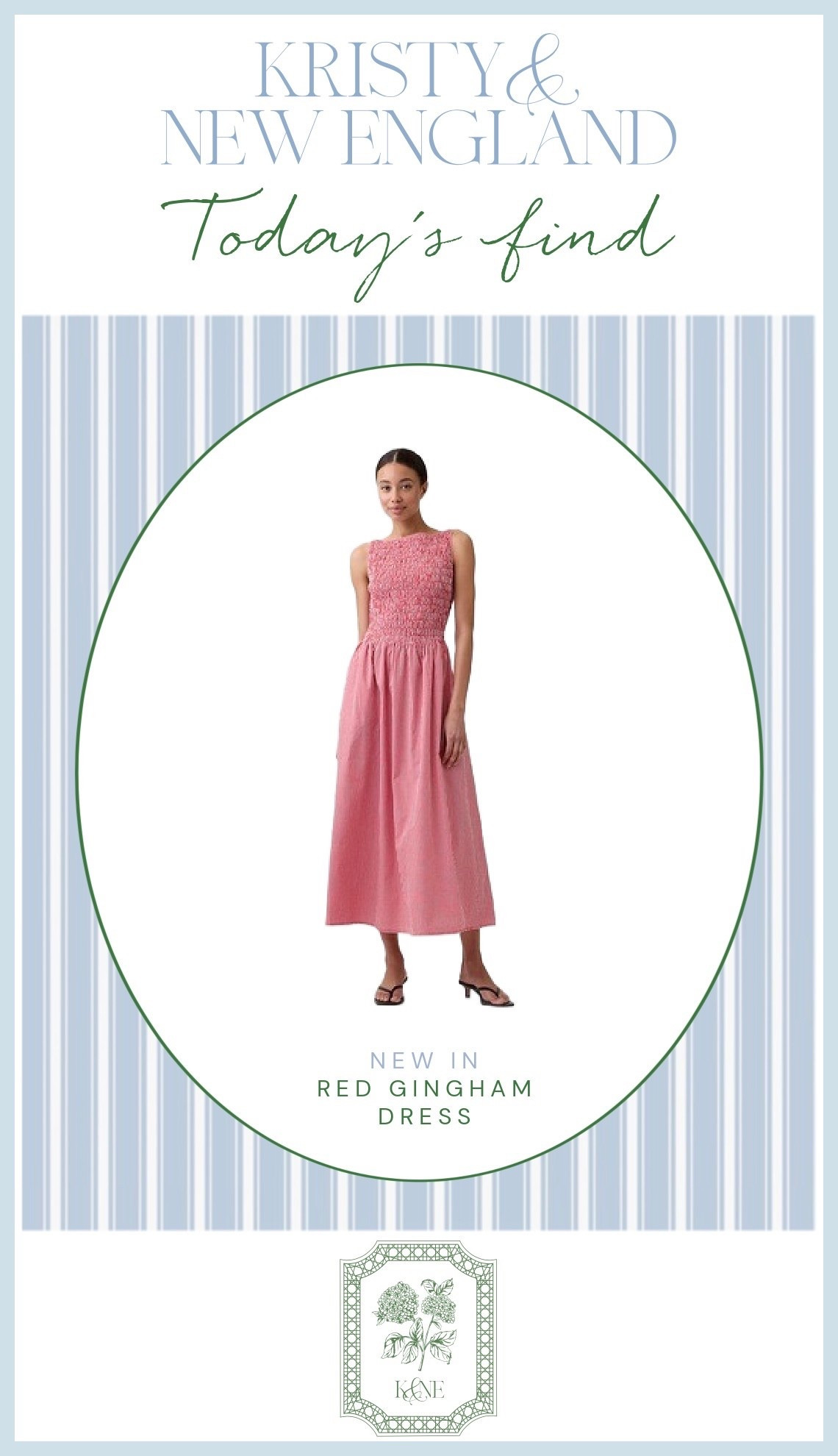 Red gingham smocked boatneck maxi dress ❤️⚓️❤️

#LTKOver40 #LTKTall