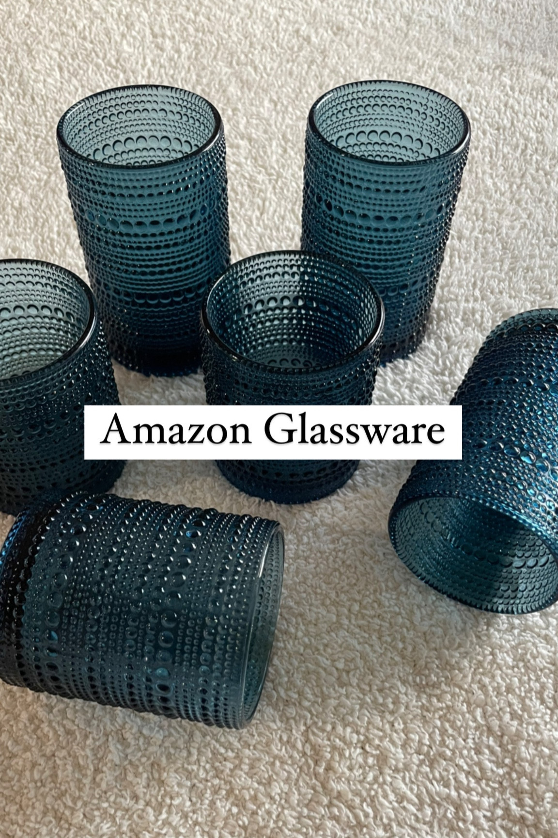 Amazon colored glasses! I am SO obsessed with these, I had to share! They come as a set of 12 (6 small and 6 large) and they have a few different colors to choose from!  How cute for summer cocktails and dinner parties?!🥰

#LTKFind #LTKhome #LTKunder100