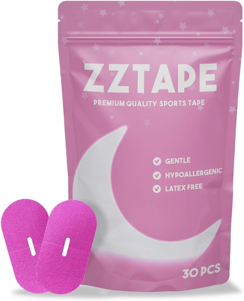 ZZTAPE (30 Strips) - Pink Breathable Tape with Gentle Adhesion, Pain-Free Removal, Hypoallergenic... | Amazon (US)
