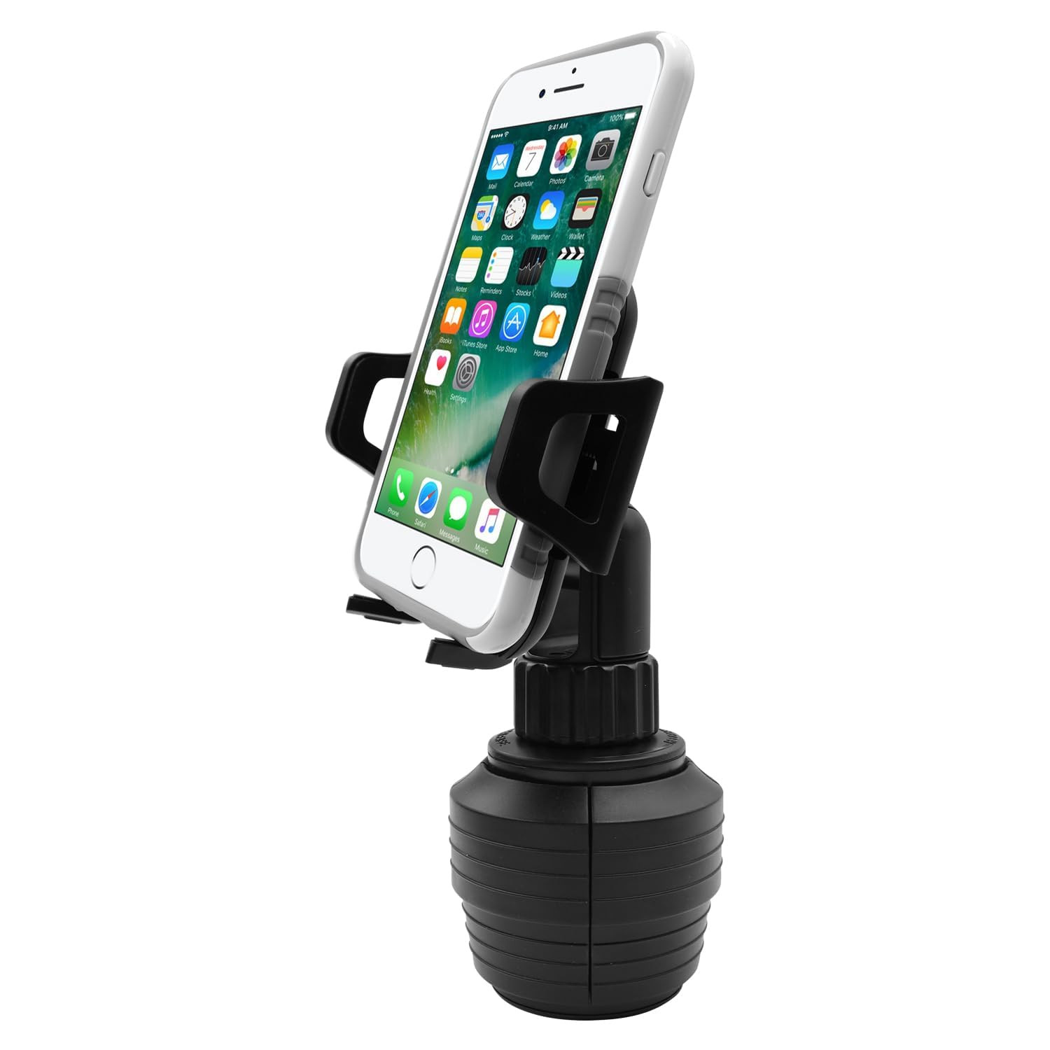 Macally Cup Holder Mount - Universal Car Phone Holder for iPhone, Samsung & Smartphones | Amazon (US)