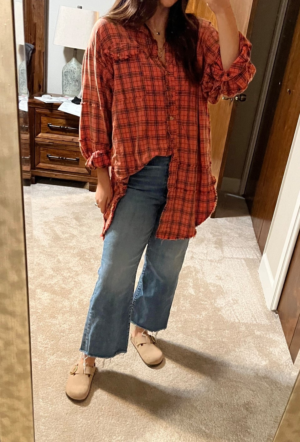 Finally feeling like fall!! #momfit #workfit #fall #nursingfriendly #postpartum #bumpfriendly 

#LTKFindsUnder100 #LTKSeasonal #LTKHalloween