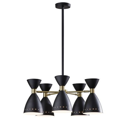 Oscar 5-Light Chandelier (36") | West Elm (US)