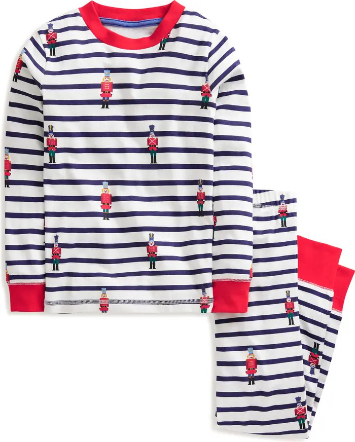 Mini Boden Kids' Toy Soldiers Stripe Fitted Two-Piece Pajamas | Nordstrom | Nordstrom