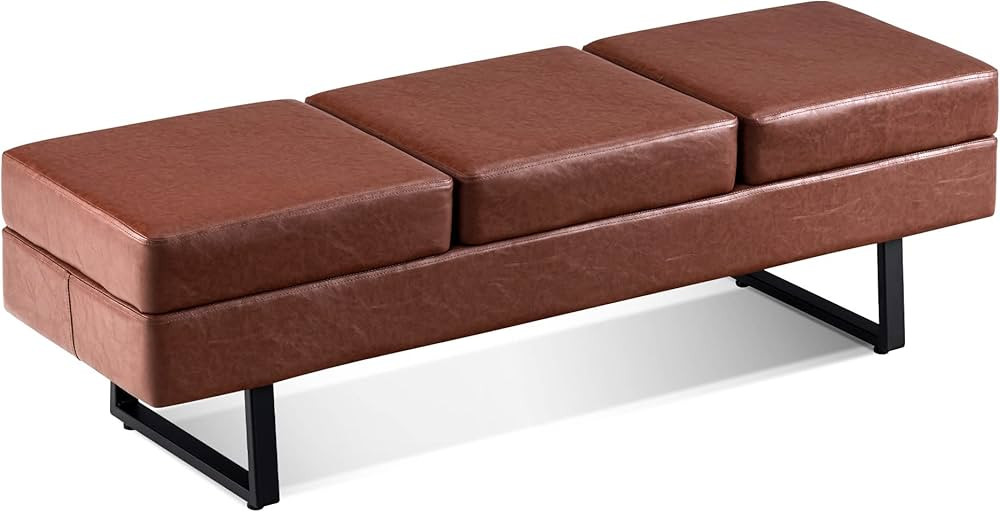 BarberPub Waiting Room Chairs Office Guest Reception Bench, Lobby Chairs Salon Furniture, Confere... | Amazon (US)