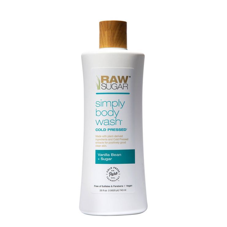 Raw Sugar Vanilla Bean and Sugar Simply Body Wash - 25 fl oz | Target