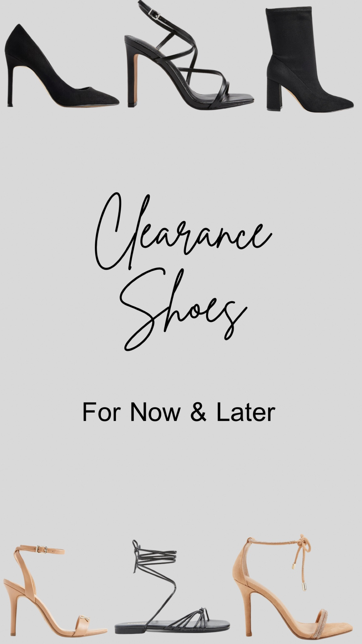 So many clearance shoes from sandals to boots at Express you can wear now and later. 

#LTKsalealert #LTKshoecrush #LTKSeasonal