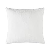 Dearfoams White Faux Fur Dec Pillow, 18"x18 | Amazon (US)