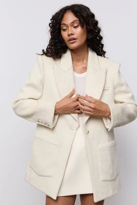 Wool Oversized Blazer | Odd Muse