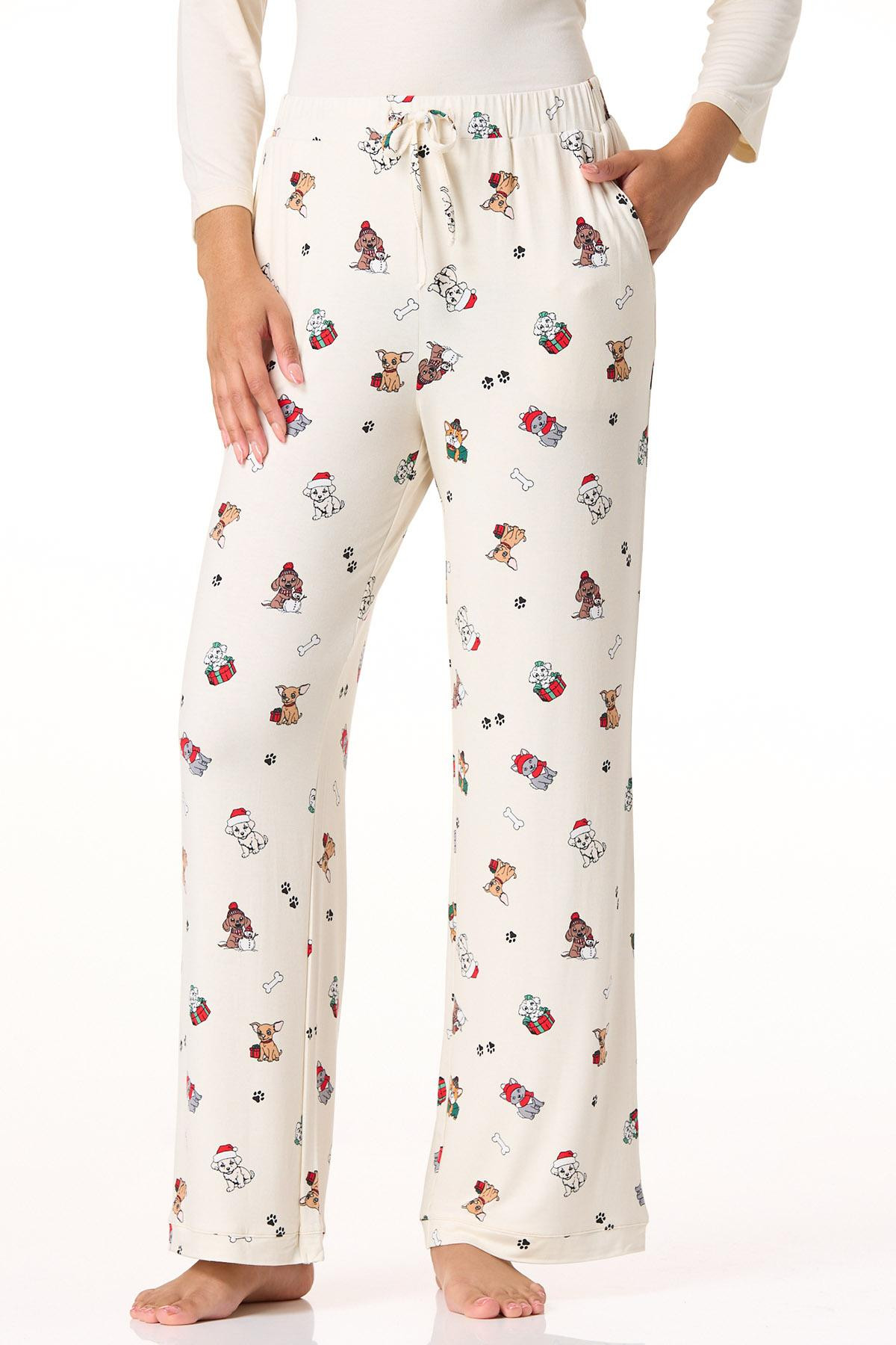 Holiday Cats And Dogs Sleep Pants | Cato Fashions