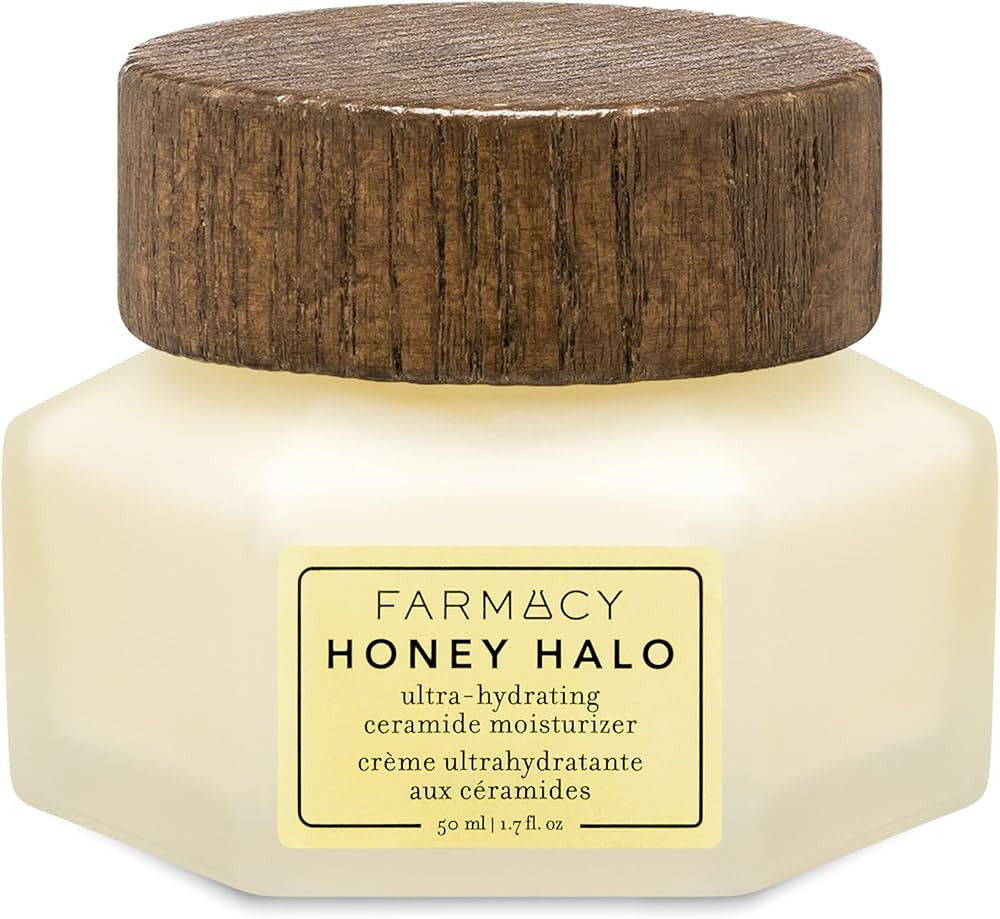 Farmacy Honey Halo Ceramide Face Moisturizer Cream - Hydrating Facial Lotion for Dry Skin (1.7 Ou... | Amazon (US)