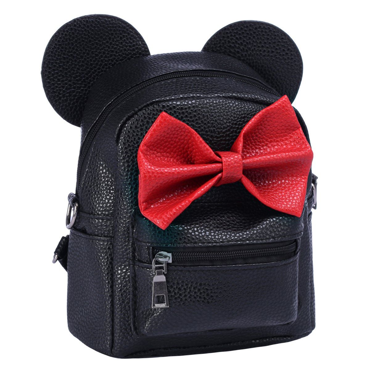 Minnie Backpack Bowknot Cute Travel Cartoon Ear School Shoulder Mini Bag for Kid Girls Teens Women | Amazon (US)