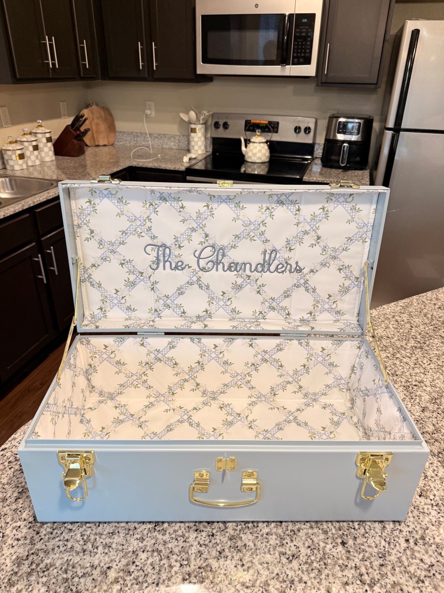 I just snagged this stunning trunk from Petite Keep’s Black Friday Preview Sale! It is even more beautiful in person! I can’t wait to fill it with all of our wedding keepsakes!🤍

#LTKFamily #LTKWedding #LTKSaleAlert