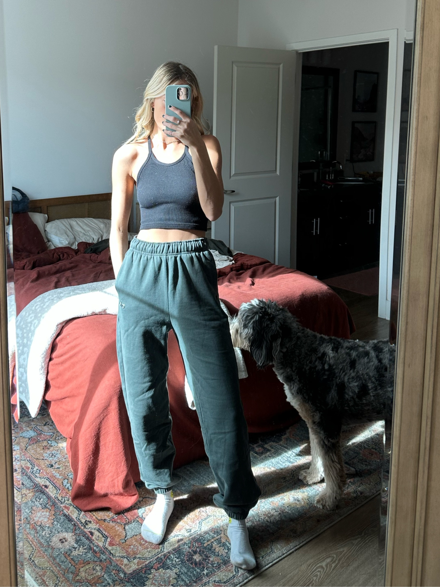 Alo yoga sweatpants are my fave fave fave ever 

Dark cactus is out of stock, but so many other good colors!!

#aloyoga #sweatpants 

#LTKGiftGuide