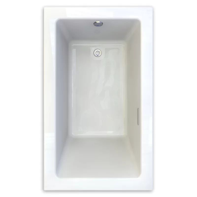 2934002-D0.020 Studio 60" x 36" Undermount Soaking Bathtub | Wayfair North America
