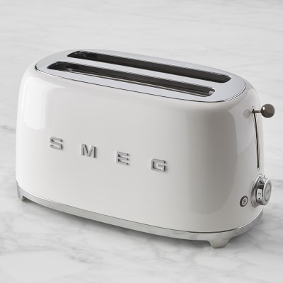 Smeg 4-Slice Toaster, White | Williams-Sonoma