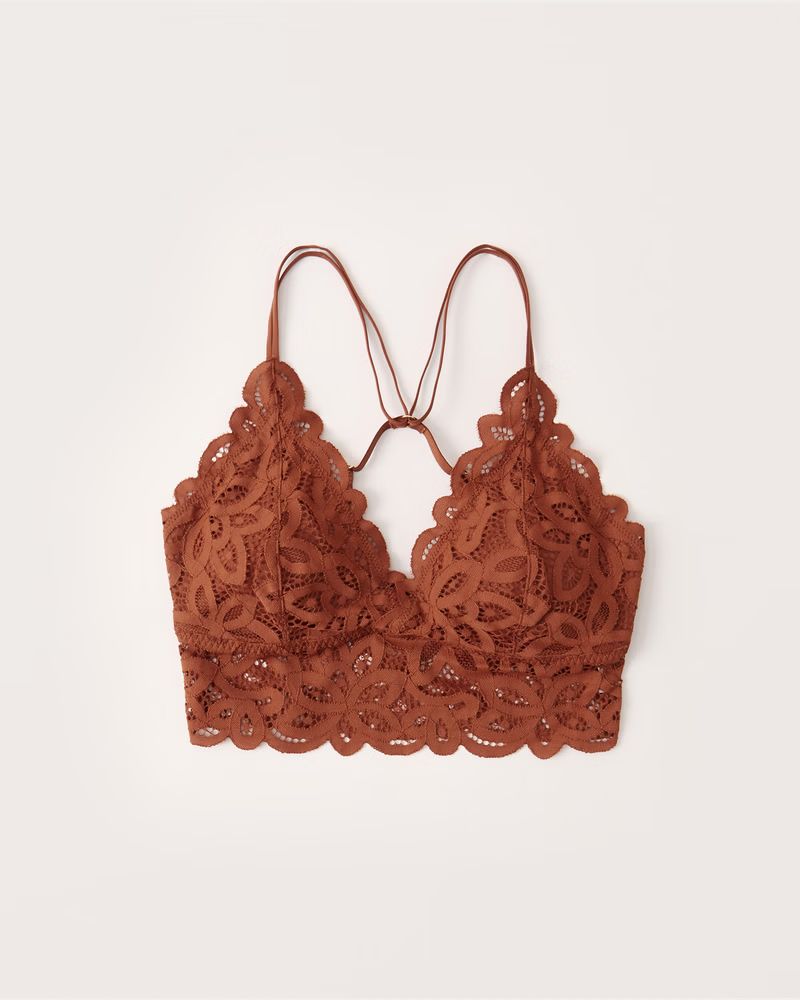 Lace Longline Bralette | Abercrombie & Fitch (US)