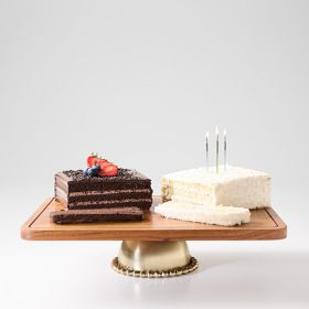 Beaded Brass and Wood 2-in-1 Charcuterie Board | Mark and Graham