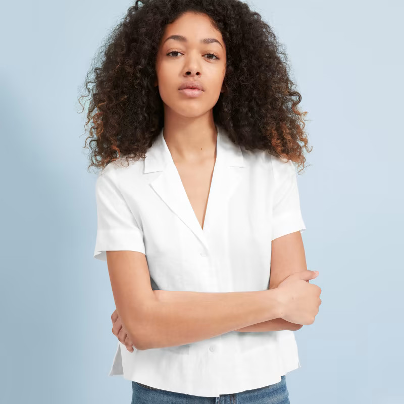 The Linen Short-Sleeve Notch Shirt | Everlane