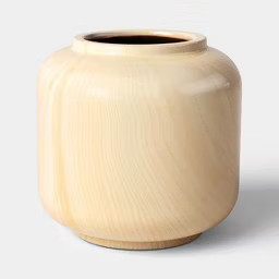 Short Ceramic Vase Wood Grain Pattern - Room Essentials™ | Target