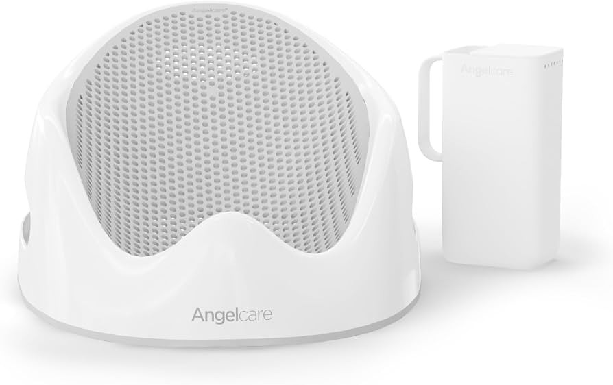 Angelcare Baby Bath Support (Gray) Bundle with Bath Rinser | Soft Touch Newborn Bath Seat, Tear-F... | Amazon (US)