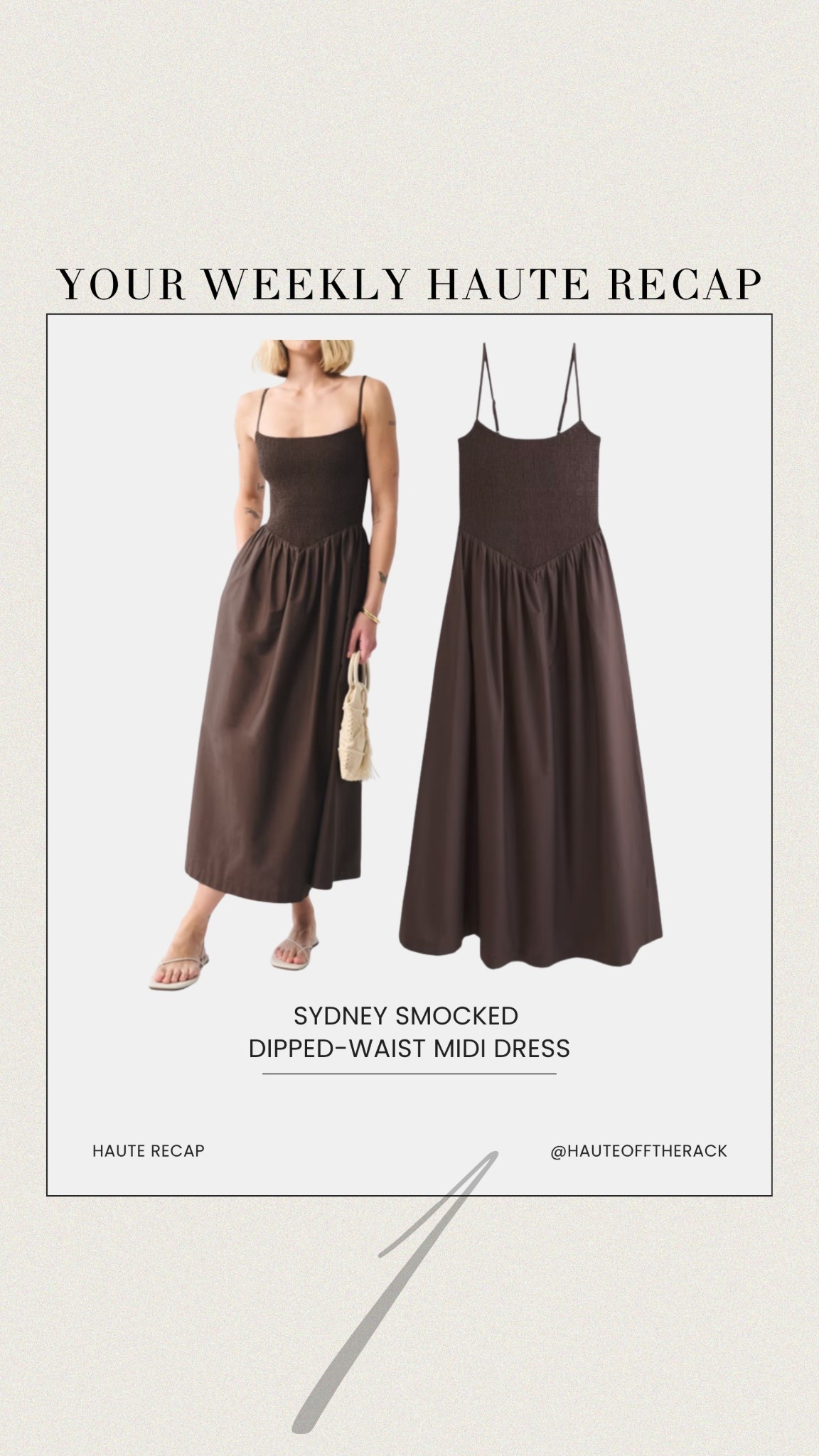 ICYMI sharing a few things you might have missed last week!

#aberceombie #mididress #chocoloatebrownoutfit #springdress #springdresses 

#LTKSaleAlert #LTKSeasonal #LTKPetite