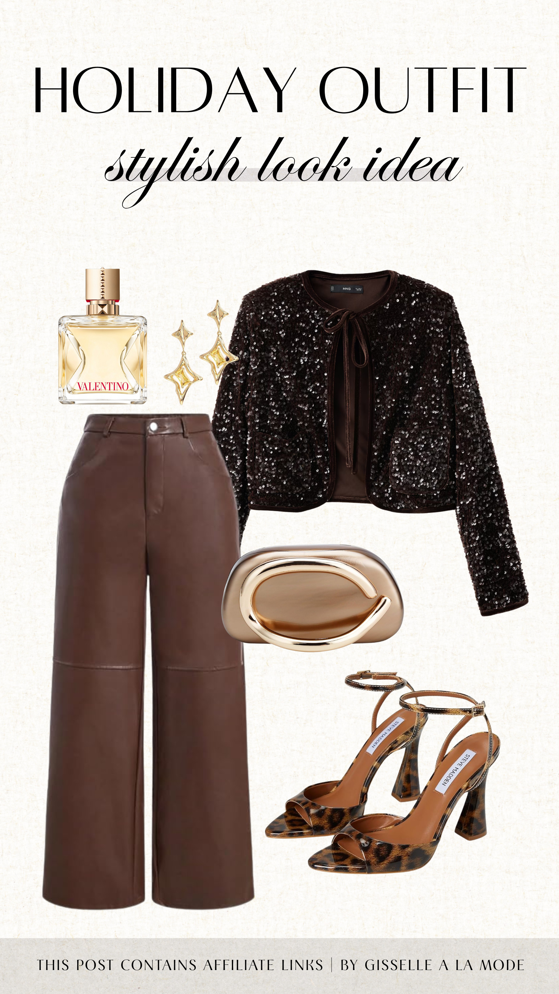 Rich browns and shimmer for the prettiest festive look 🤎✨ 

 #LTKHoliday #LTKootd #LTKSeasonal