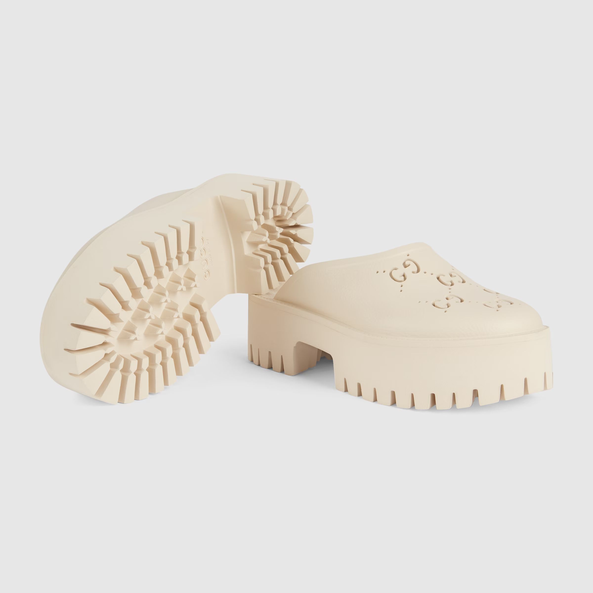 Women's platform perforated G sandal | Gucci (US)