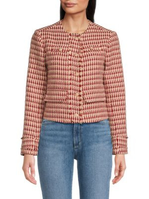Houndstooth Jacket | Saks Fifth Avenue OFF 5TH
