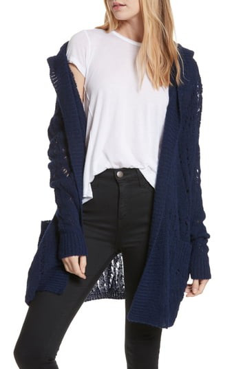 Women's Free People Lemon Drop Hooded Cardigan | Nordstrom
