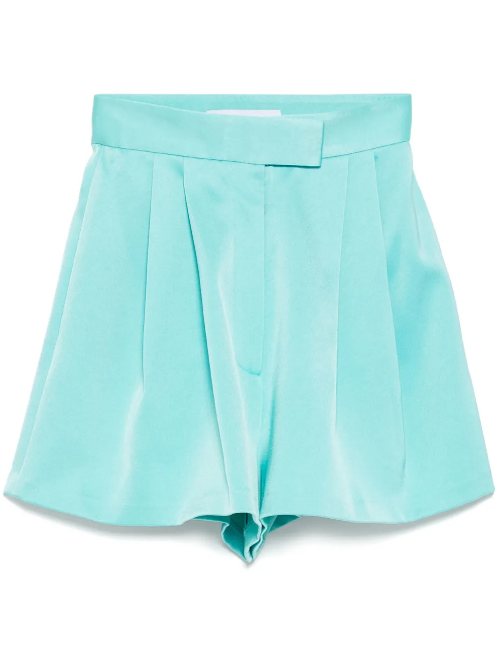 Alex Perry pleated shorts - Blue | Farfetch Global