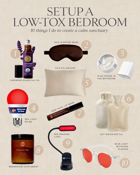 Setup and low-tox bedroom 😴 

Self-care
Mom wind down routine 
Wellness

#LTKselfcare #LTKmomlife #LTKHome