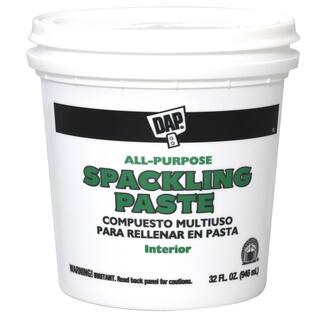 DAP Spackling Paste 32 oz. White All-Purpose 10224 - The Home Depot | The Home Depot