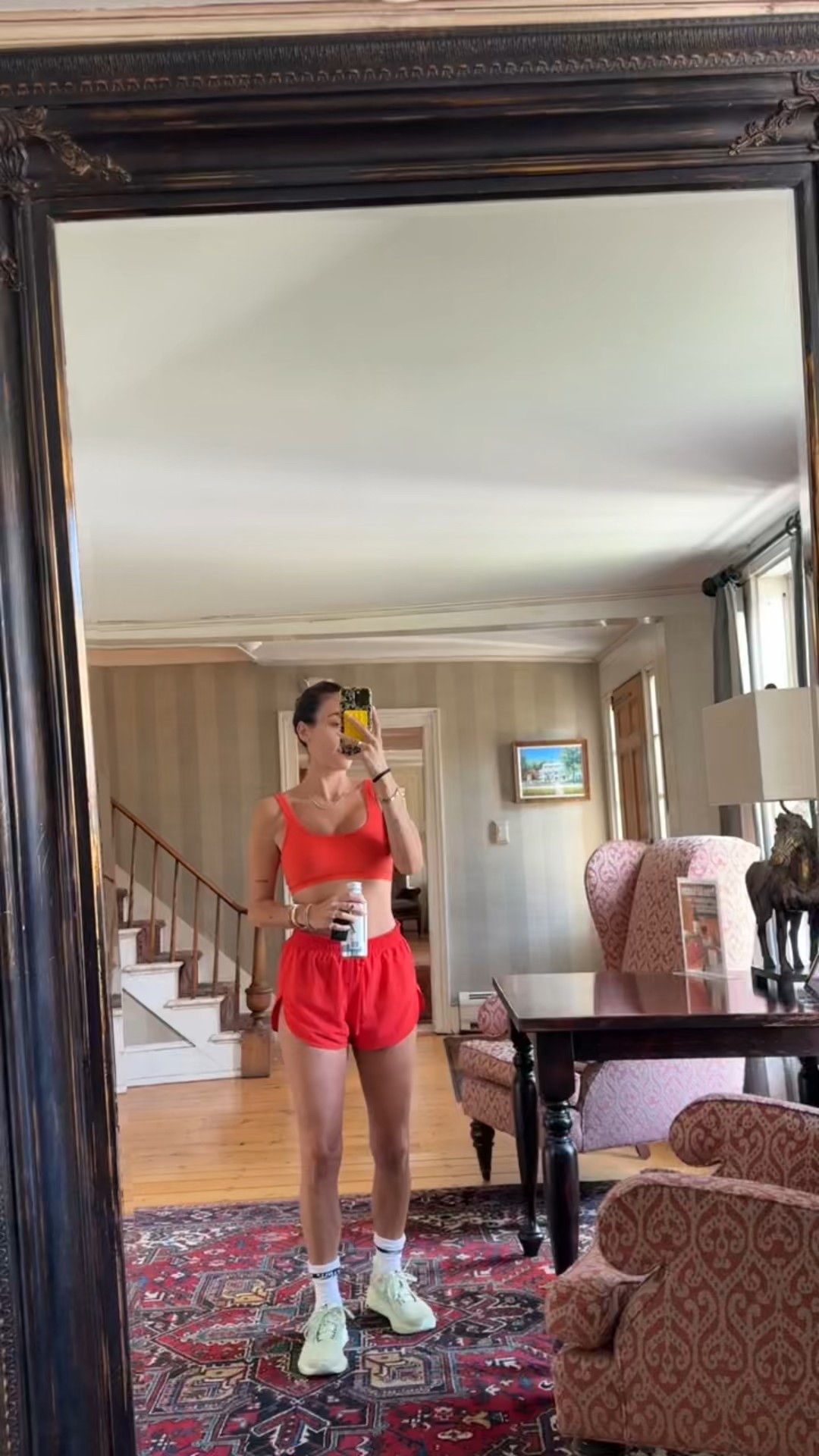 Shorts are on sale now for $28! Wearing small shorts, medium top! 

#LTKSaleAlert #LTKActive #LTKFindsUnder50