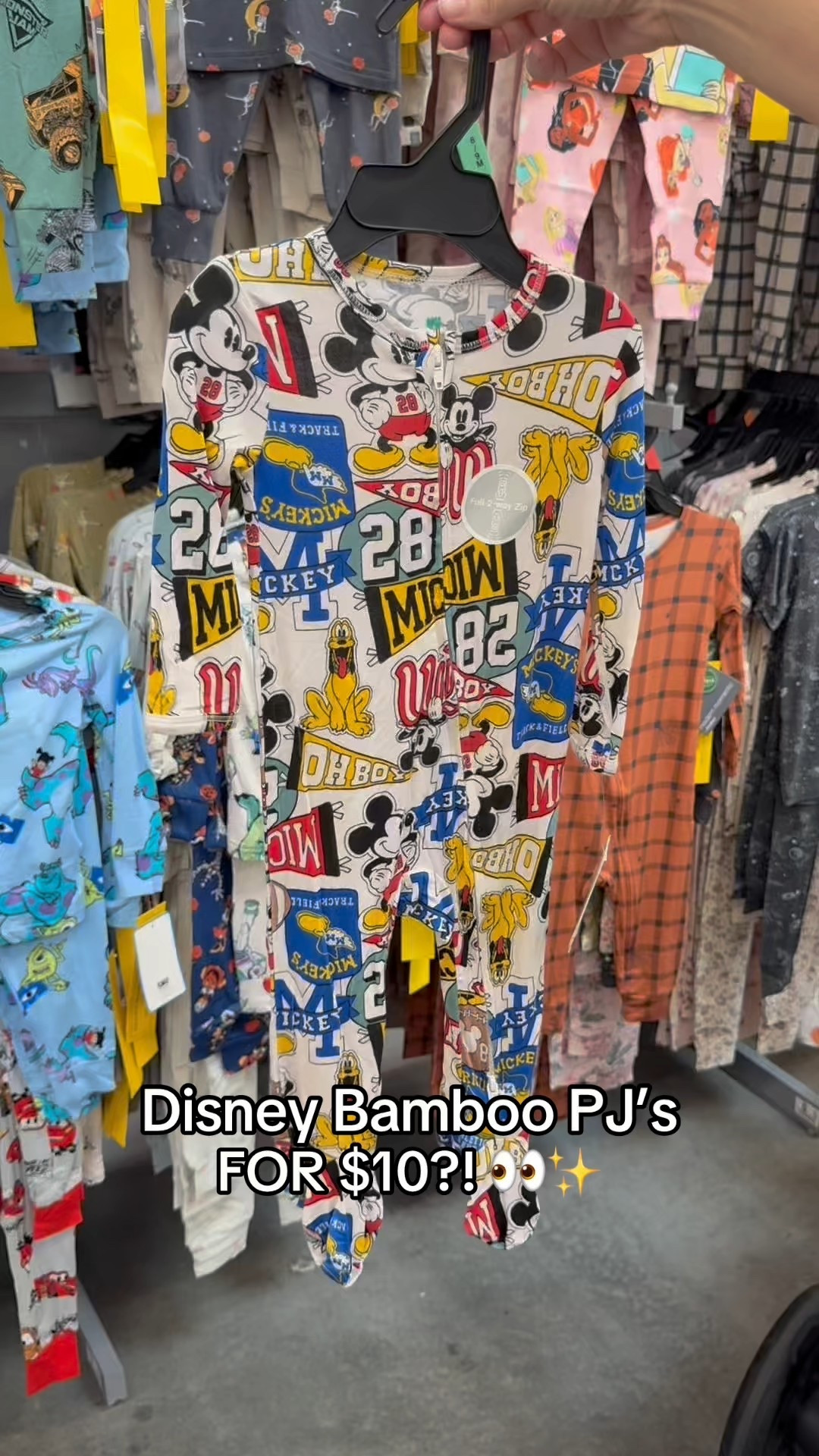 Disney baby bamboo pajamas for just $10! 🤯 Found these soft + cozy sleepers in-store and couldn’t believe the price. Featuring all the cutest characters — Mickey Mouse, Pluto, Woody, Jessie, Lightning McQueen from Cars, Sulley from Monsters Inc, and more 🩵 Perfect for summer and sensitive skin!

#disneybaby #bamboopajamas #ltkbaby #ltkunder25 #mickeymousebaby #toystorybaby #plutobaby #woodyandjessie #lightningmcqueen #monstersinc #walmartfinds #momfinds #budgetbabyfinds

#LTKBaby #LTKFamily